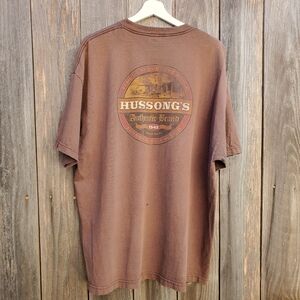 Hussong's Tequila Brown Short Sleeve Men's Tee